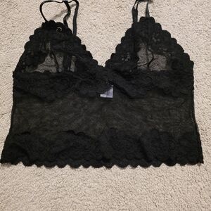 Rampage Black Lace Bralette